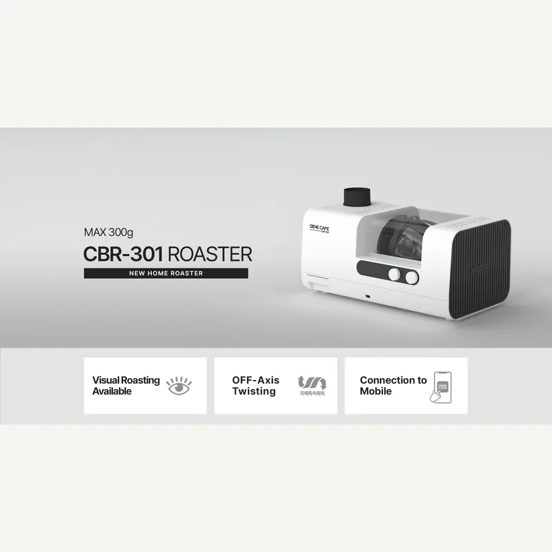 Gene Café Roaster CBR-301, White, App control 7